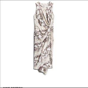 Snakeskin Midi Dress